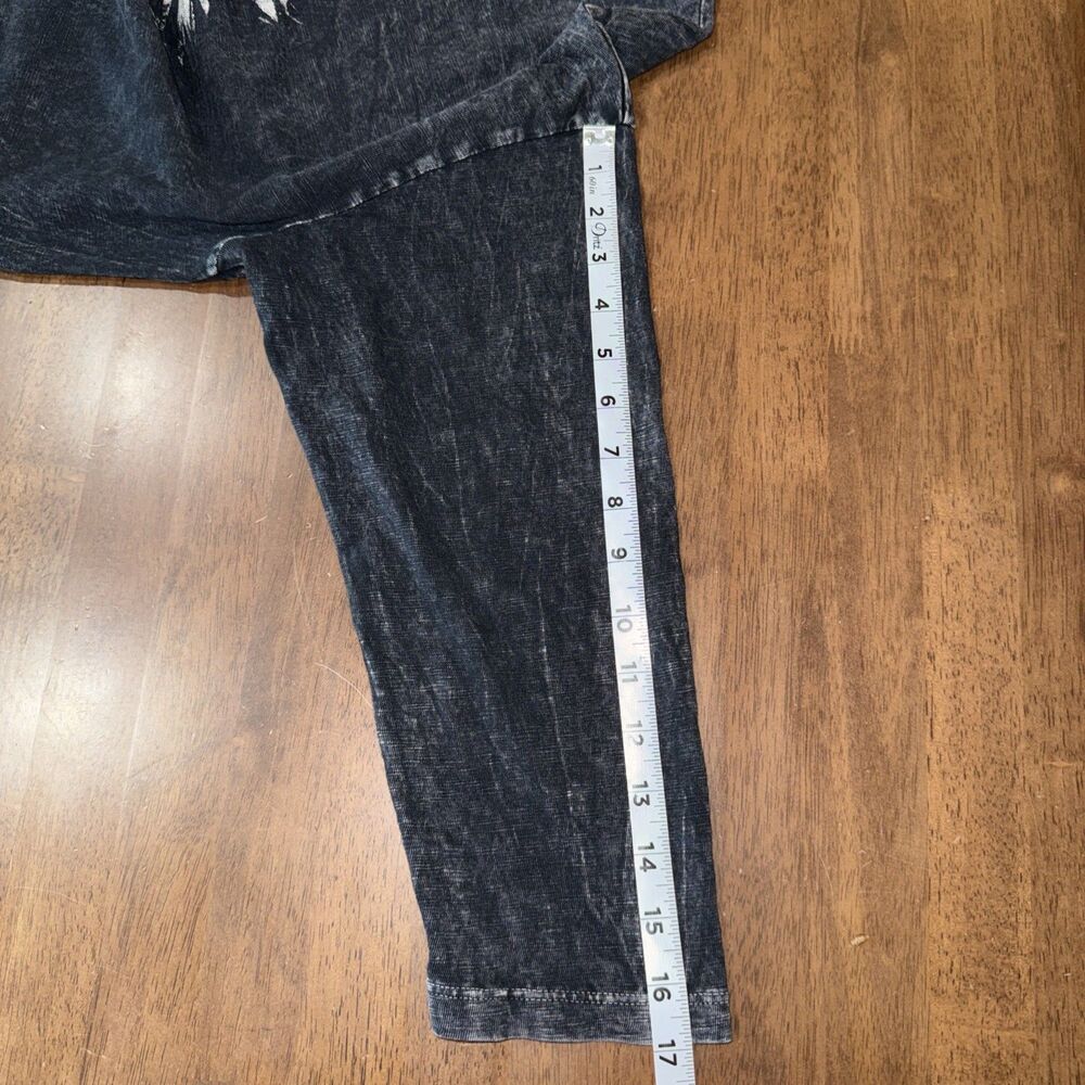 Jess & Jane Washed Black Daisy Tunic Top Medium Lagenlook Boho Pocket Cotton USA - Picture 11 of 11